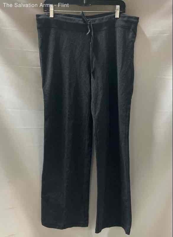 Tommy Bahama Womens Gray Flared Leg Drawstring Waist Yoga Pants Size Medium