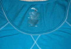 Danskin Now Turquoise Blue Tank Top, Size X-Large (16-18)