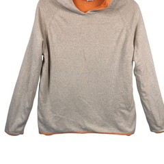 Hanna Andersson Hoodie Women’s Small Beige Cotton Long Sleeve Athleisure