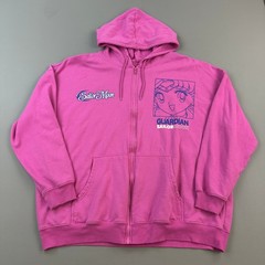 Sailor Moon Hoodie Women’s 3X Pink Full Zip Graphic Anime Manga Guardian