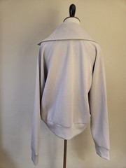 NWOT SPANX AirEssentials 1/2 Zip Top Sweatshirt W M Stretch 50346R French Grey