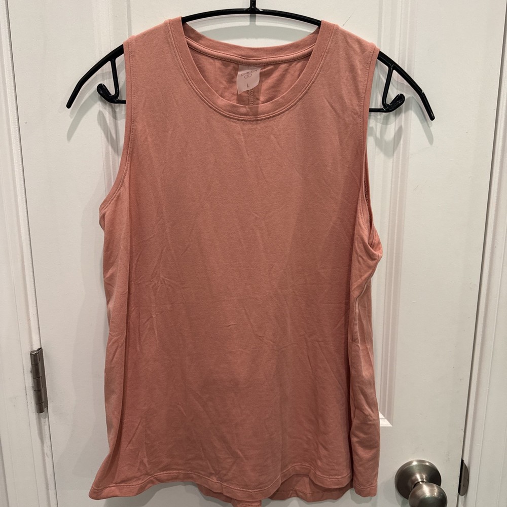 Calia Women’s Sleeveless Activewear Tank Top Large, peach