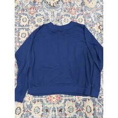 Universal Thread Sweatshirt Women Soft XL Blue V-Neck Raglan Soft Athleisure EUC
