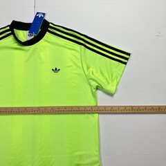 Adidas Jacquard Jersey Tshirt Signal Green JV9643 Womens Size Large NWT