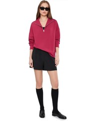 Varley Hawley Half Zip Sweat $150 MSRP Women’s Size Medium Taupe Marl