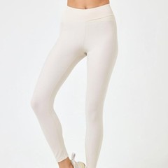 NWT$198 L*SPACE 2-PC SET Rush Sports Bra LRG & Mercer Legging MED in Bone Ribbed