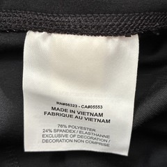 Nike Dri Fit Women’s Black Athletic Yoga Pants Cross Training Invictus Logo Sz M