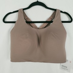 Lululemon Energy Bra High Support Bra 36DDD Ashen Rose Crossback Sweat-Wicking