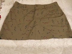 NWOT EDDIE BAUER WOMANS ADVENTURER STRETCH 2.0 SKORT SIZE 10 UPF50 MACHINE WASH