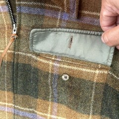 Lauren Ralph Lauren 100% Lambswool Plaid Zip Up Jacket Women’s Petite Medium