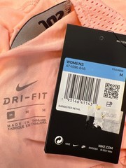 Nike Women’s Pink Dri-Fit Standard Fit Training Athletic Tank Top – M