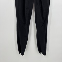 Adidas Joggers Tapered Drawstring Lightweight Logo Solid Black Size S Womens