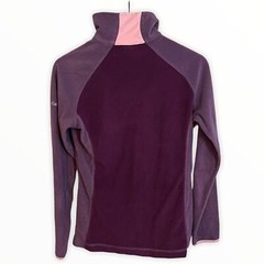 Columbia Womens Dahlia Purple Glacier Fleece Sweatshirt Size Medium