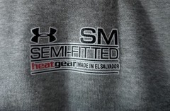 Air Force Under Armour T Shirt Womens Gray USAF Semi Fitted Logo Short Sleeve SM