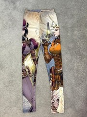 ANIME LEGGINGS MARVEL SUPER HERO VILLAN SEXY CARTOON WARRIOR SIZE XS 4 6 8