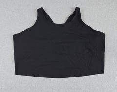 Nike Yoga Luxe Womens Size 3X Shelf Bra Cropped DriFit Tank Black NWT