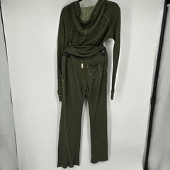 Gypsy 05 Small Hoodie Sweatpants Set Outfit Green Sweatshirt Boho Bohemian Chic