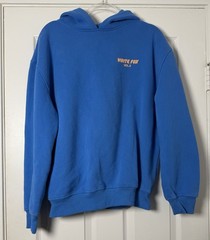 WHITE FOX Vol. 3 Women’s Hoodie Blue Offstage Azure Pullover Oversized SZ S/M
