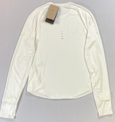 Women’s Nike Dri-FIT Swift Running Long Sleeve Shirt White HQ0503 Size Medium