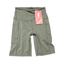 NEW Cotopaxi Muevo Bike Shorts Womens XS Fatigue Green Recycled Nylon Spandex