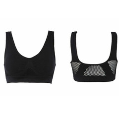 Sports Bra Padded Women Crop Top Running Yoga Fitness Sport Seamless Vest Tank