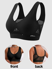 Sports Bra Padded Women Crop Top Running Yoga Fitness Sport Seamless Vest Tank