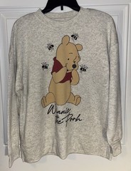 • Disney Winnie the Pooh Bumblebee French Terry Oversized Crewneck Sweatshirt XS