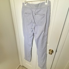 Athleta Trekkie North Joggers Snap Zip Front Women’s Size 4T 35 Inseam Quick Dry