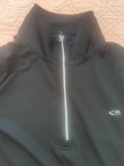 Champion Black 1/4 Zip Long Sleeve Performance Shirt Women’s M