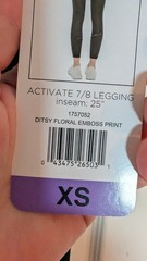 Danskin Women’s Size XS Leggings Black with Stars