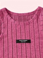 Y2K Style Polyester Jumpsuit Set, Round Neck, All-Season, Machine Washable-Pink