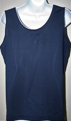 Antigua Sport Women’s Desert Dry Performance Running Singlet Tank Top Large navy