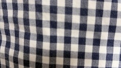 Crown & Ivy Gingham Scalloped Hem Skort Navy Blue White Plaid Women’s Size 6