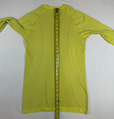 Womens 8 Lululemon Swiftly Tech Long Sleeve T-Shirt Mellow Yellow Thumbholes Gym