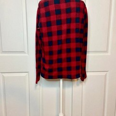 Buffalo Plaid Quarter-Zip Fleece Pullover