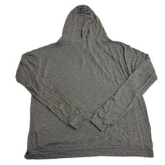 Brandy Melville Hoodie Womens OS Gray Crystal Soft Lightweight Casual