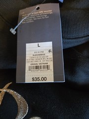 Women’s Embellished Pullover Sweatshirt Black- Universal Thread Size Large NWT