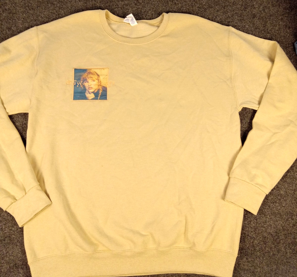 Vintage Taylor Swift Sweatshirt medium Honduras Pop Embroidered music Rare J70