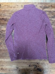 Lululemon athletica Ready To Rulu Turtleneck Top Size 4 Burgandy Soft and Warm