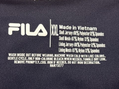 Fila Sport Medium Impact Zip Front Wireless Sport Bra Navy-red-white NWT