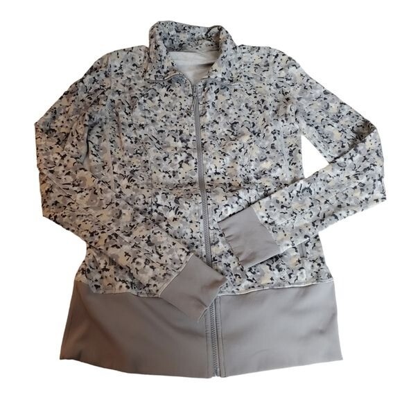 Lululemon Rise & Shine Jacket Size 10 Not so Petite Fleur Silver Spoon Athletic