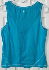 Danskin Now Turquoise Blue Tank Top, Size X-Large (16-18)