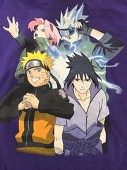 Naruto Shippuden Hoodie Size Large Ripple Junction Purple