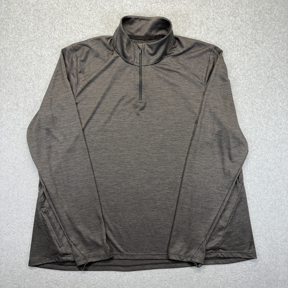 REI Co-Op 1/4 Zip Pullover Women’s XXL Gray Lightweight Athletic Thumbholes