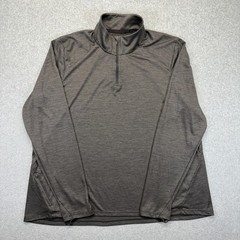 REI Co-Op 1/4 Zip Pullover Women’s XXL Gray Lightweight Athletic Thumbholes