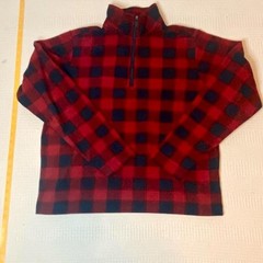 Buffalo Plaid Quarter-Zip Fleece Pullover