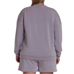 3 LazyPants Women’s Lounge Luxe Short & Crewneck SweatShirt