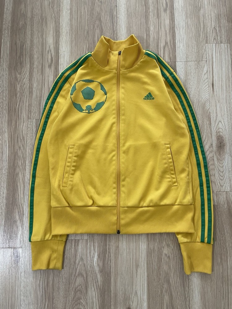 Vintage Y2K Adidas Brazil Track Jacket 2008 FIFA World Cup Soccer Football M