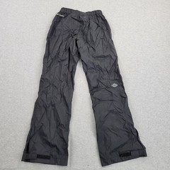 Columbia Tech Pants Womens Small Black 100% Nylon Embroidery Activewear