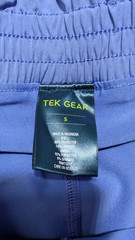 Tek Gear Womens Active Skort Periwinkle Blue Zip Pockets Built-In Shorts Size S